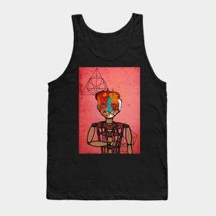 Own a Piece of History: President NFT - A Puppet with Street Mask and Davinci Vibes Tank Top